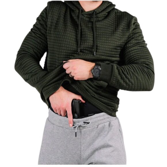 Arrowhead Tactical Men's Standoff Concealment OD Green Hoodie, Medium - Picture 2 of 11